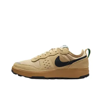 Nike C1TY Anti Slip Wear Resistant Low Top Kids Lifestyle Shoes Linen Sesame Brown Stadium Green Black Kids'