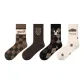 [Thickened Wool Socks]Brown Diamond Preppy