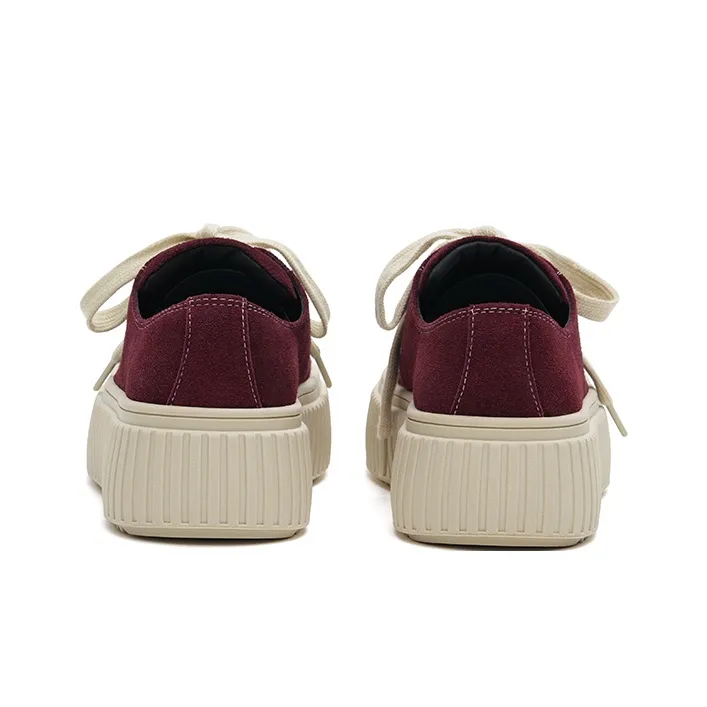 MASOOMAKE Height Increasing Low Top Skateboard Shoes Women's-7