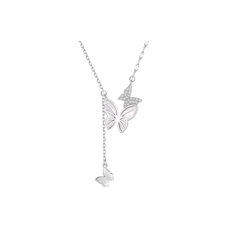 Ascending S925 Silver Necklaces Women's-3