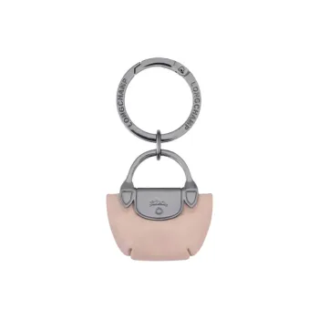 LONGCHAMP Cow Leather Keychains Women's Pink