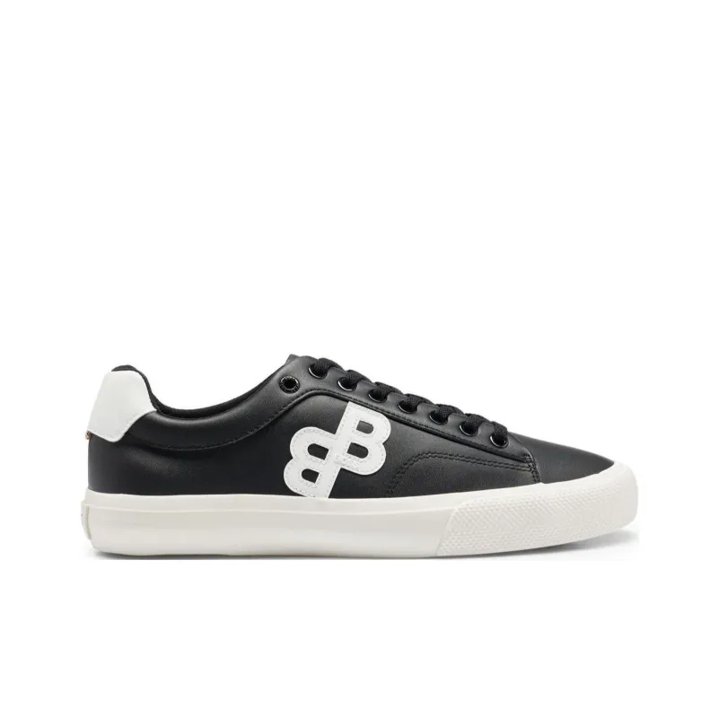 HUGO BOSS Low Top Skateboard Shoes Men's Black-4