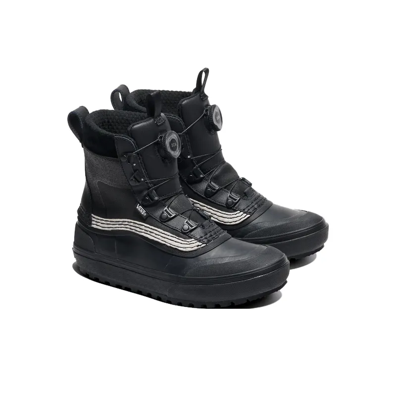 Vans Warm Water-Resistant Wear-Resistant Slip-Resistant Short Snow Boots Unisex Black-1