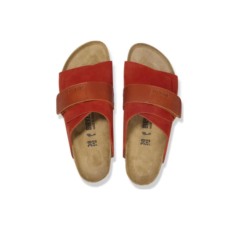 Birkenstock Kyoto Series EVA Slip-Resistant Slide Slippers Unisex Red Regular-4