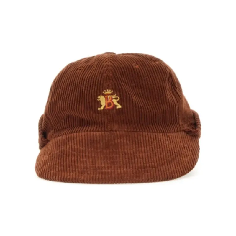 BARACUTA Logo embroidered Corduroy Cap-1