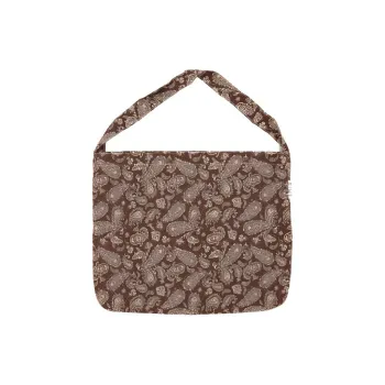 Emis Cotton Handbag Regular Women's Brown