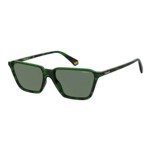 Polaroid Plastic Square Sunglasses Men's Green