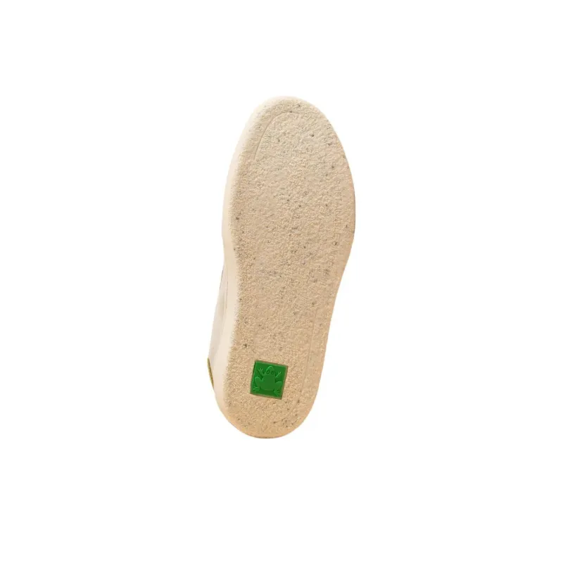 El Naturalista Tierra Low-Top Skateboard Shoes Unisex White Green-4