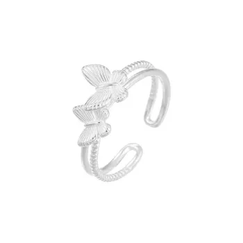 J&KINGLAY S925 Silver Rings Women's