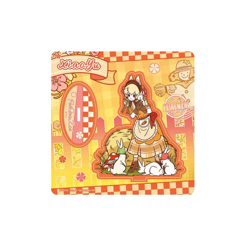 Inhuman Pastoral Rustic Collection Colorful Window Original Cartoon Character Desktop Ornament Acrylic Stands-1