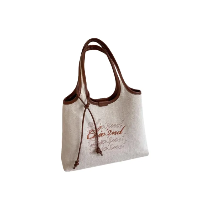 OTA Fabric Totes Handbag Shoulder Bag Women's Black/Brown/Coffee-3
