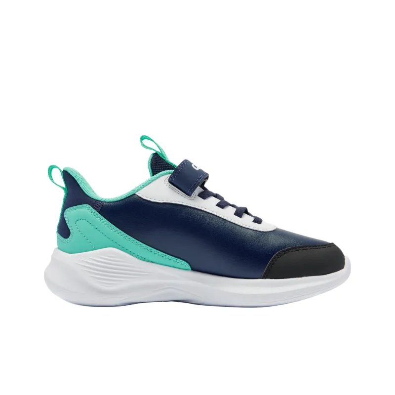 QIAODAN Anti Slip Wear Resistant Low Top Kids' Running Shoes Turquoise Teenagers-1