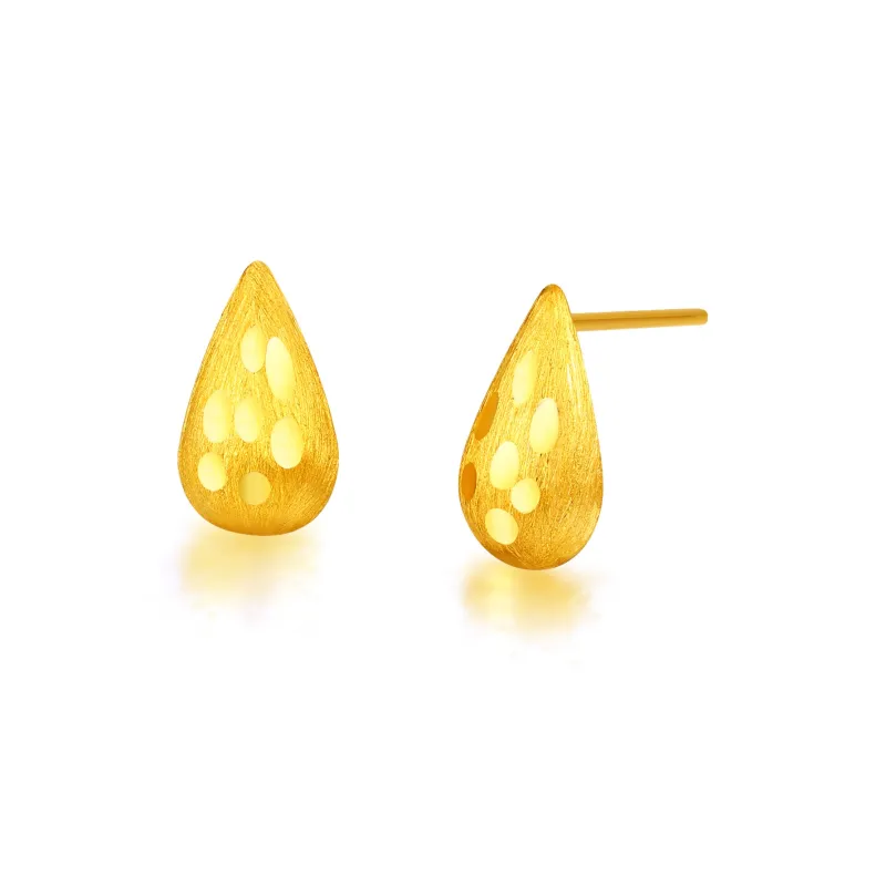 One Thousand Two 18K Gold Stud Earrings Unisex-0