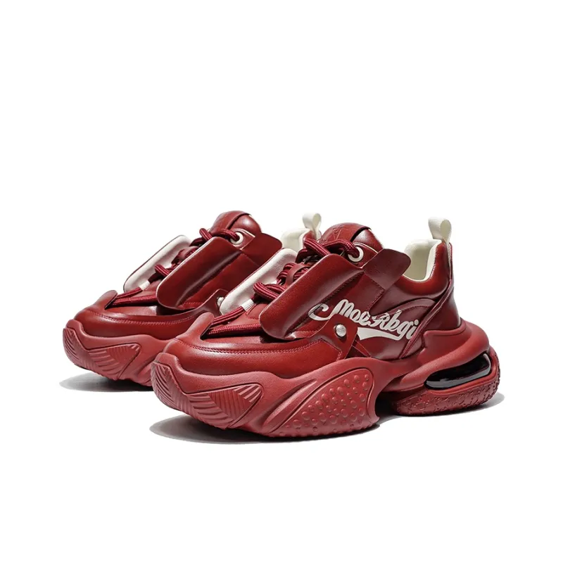 MOERBAI Spacewalk Series Wear Resistant Support Lightweight Height Increasing Low Top Chunky Sneakers Men's-1