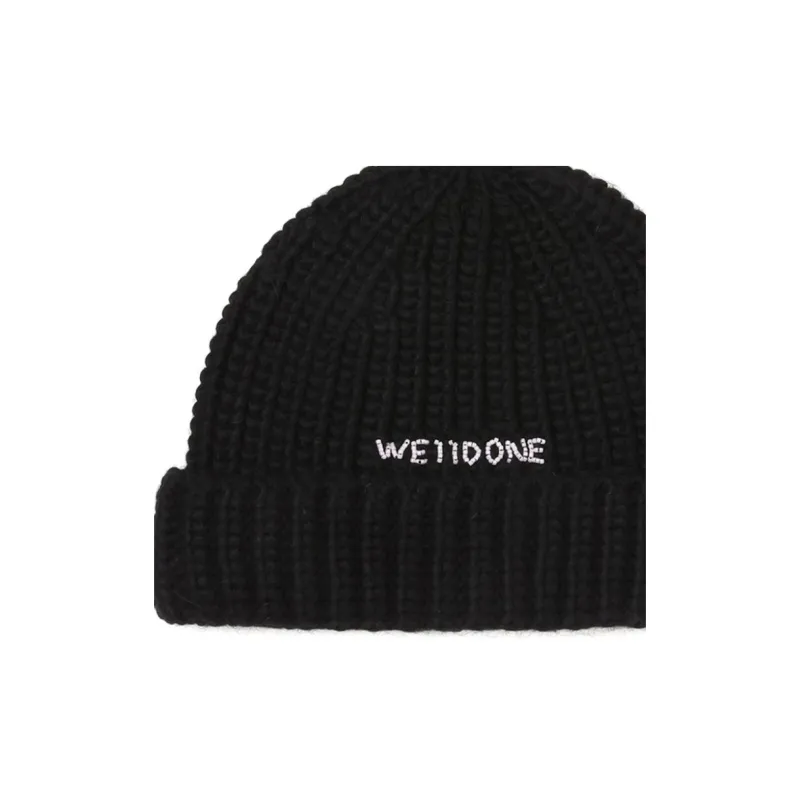 WE11DONE Logo-embroidered Beanie-2