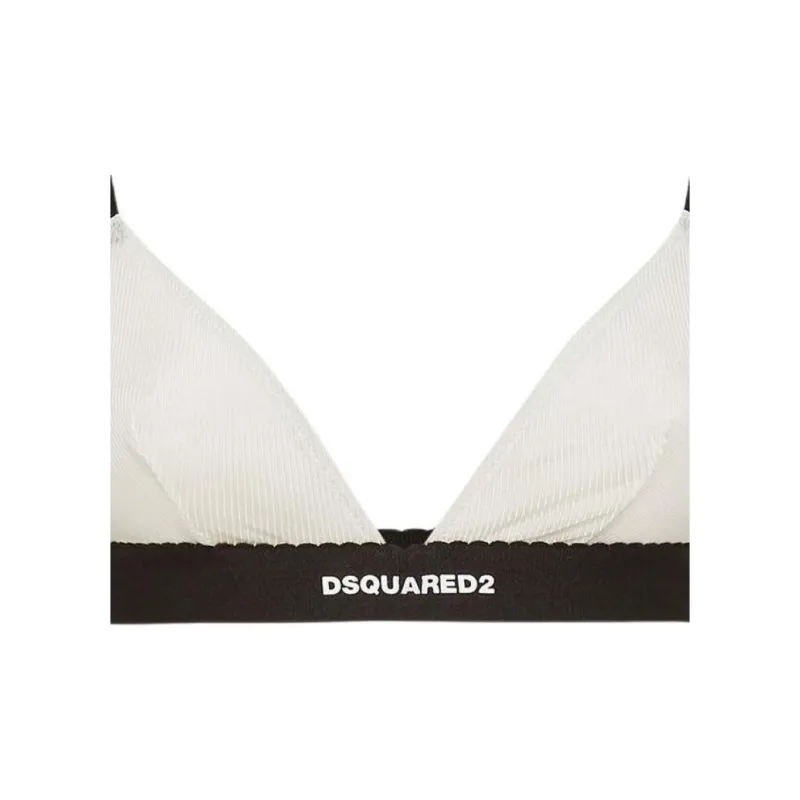 DSQUARED 2 Logo band Lace Bralette-2