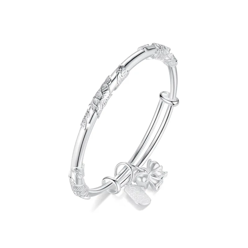 PARAS KORS S999 Fine Silver Bangles Women's-0