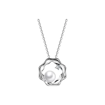 LAOYINJIANG Pearl Collarbone Chain, One Piece Chain Women's