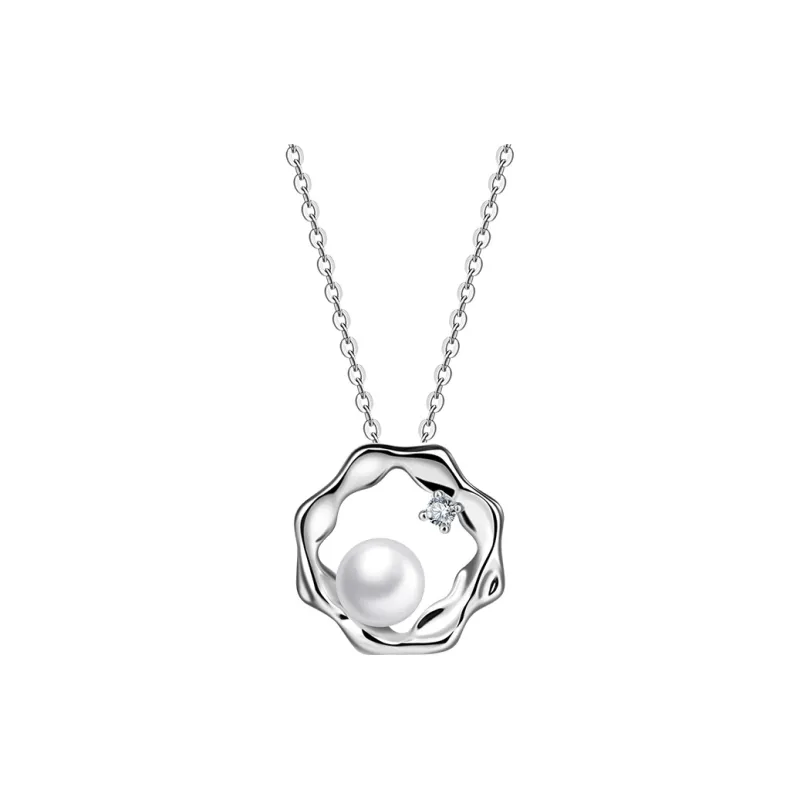 LAOYINJIANG Pearl Collarbone Chain, One Piece Chain Women's-0