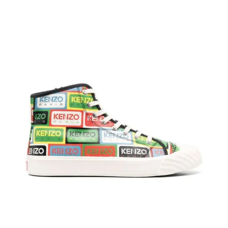 KENZO School High Top Trainers Multi-1