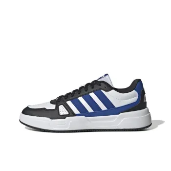 Adidas Anti Slip Wear Resistant Low Top Skateboard Shoes Unisex White Blue