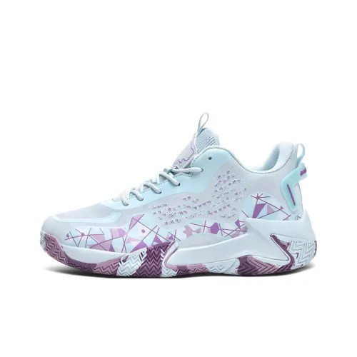 MEKY Anti Slip Wear Resistant Mid Top Basketball Shoes Men's