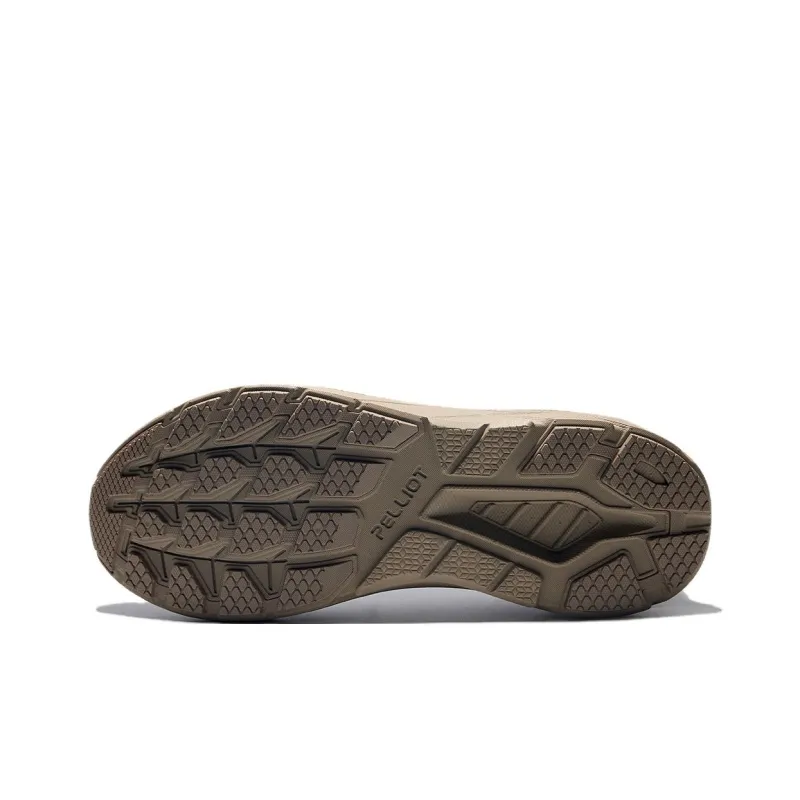 PELLIOT Abrasion Resistant Breathable Low Top Casual Running Shoes Men's Brown-2