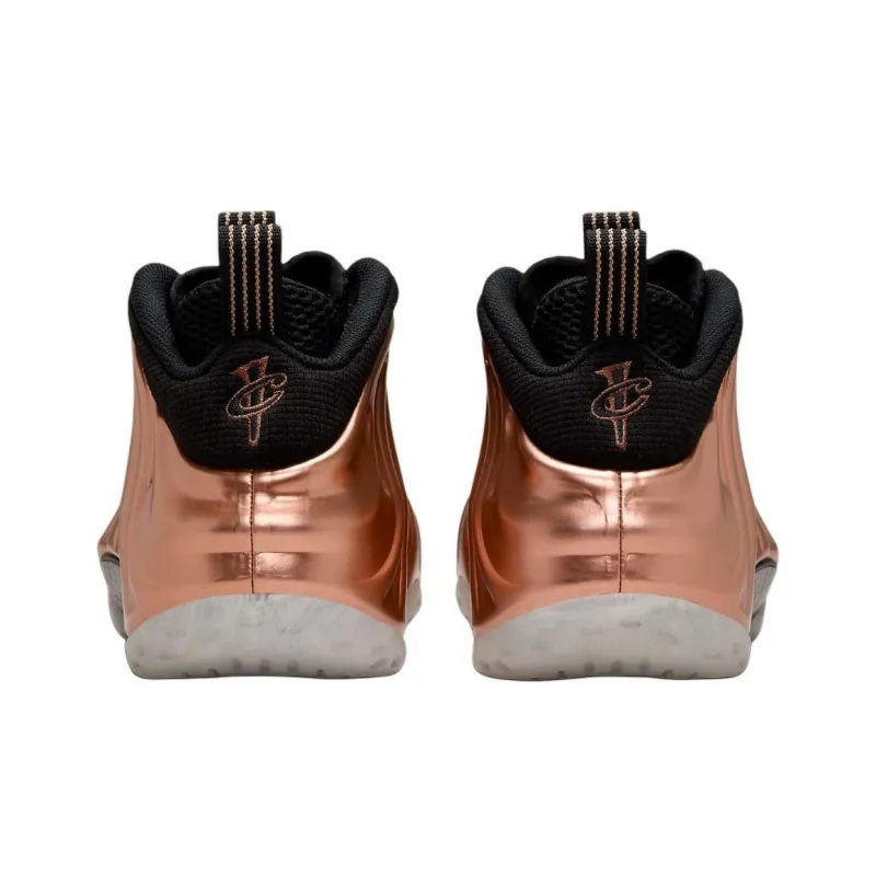 Nike Air Foamposite One Abrasion Resistant Mid Top Children's Basketball Shoes Copper Unisex-4