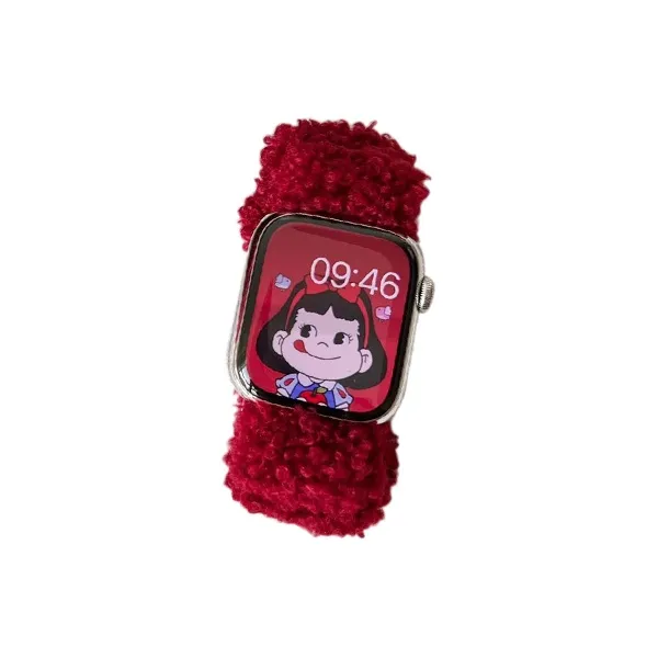 MSSM Watch Band Apple Compatibility 38 49mm Plush Material-10