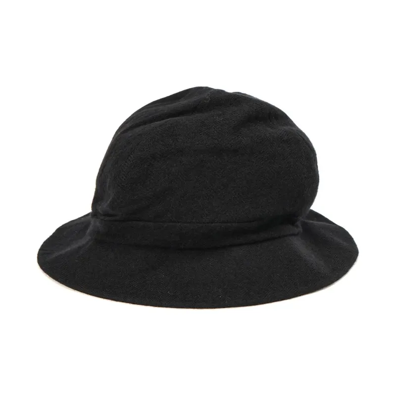 Yohji Yamamoto Wool Bucket Hats Unisex Black-1