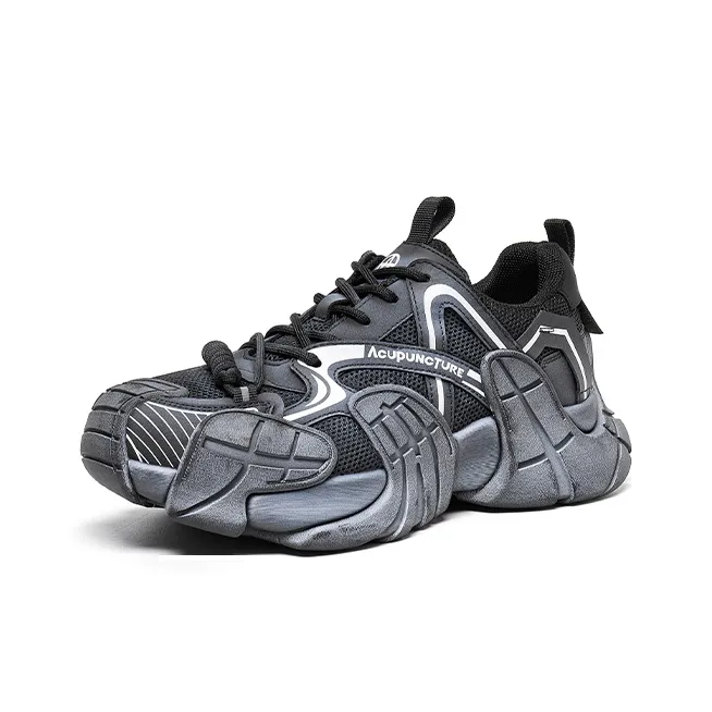 Acupuncture A Collection Cushioned Wear-Resistant Height Increasing Low-Top Chunky Sneakers Women's-6