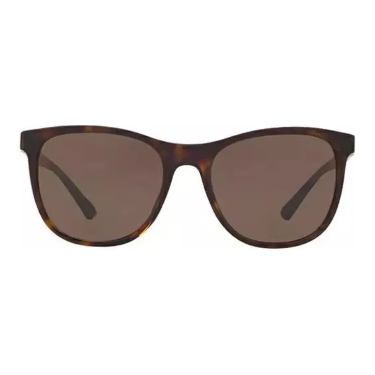 BVLGARI Plate Frame Square Sunglasses Unisex Brown-1