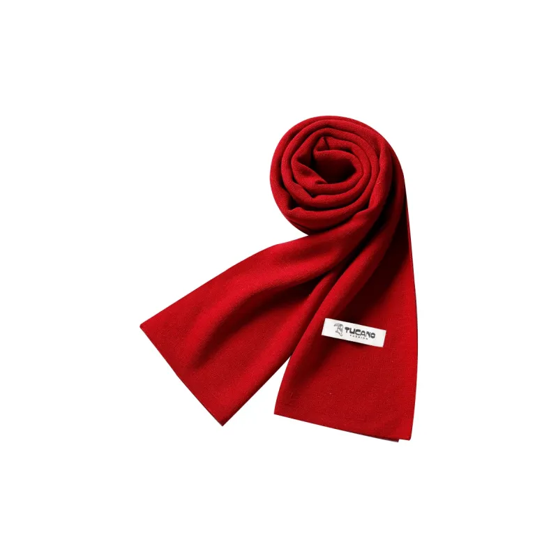 TUCANO Acrylic Knit Scarves Men's Navy Blue/Black/Red/Dark Gray-7