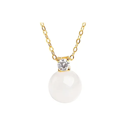 Oriental Jade Gifts Hetian Jade Necklaces Jasper Unisex White Jade Women's