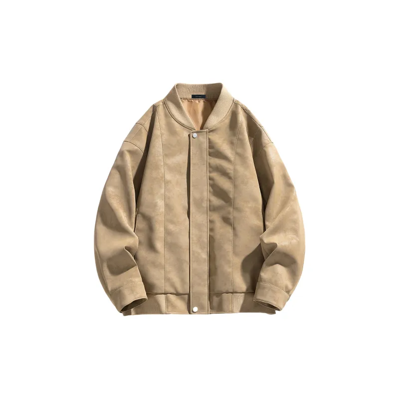 Yiwen Leather Jackets Unisex-8