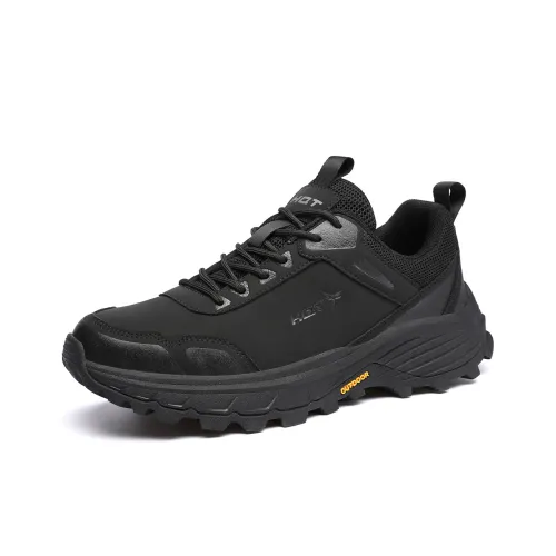RED DRAGONFLY Lightweight Outdoor Sports Shoes Low Top Leather Upper Hiking Trekking Shoes Casual Travel Shoes Men's