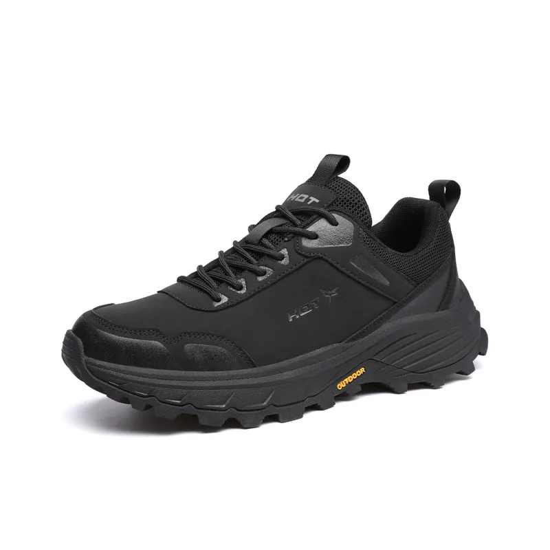 RED DRAGONFLY Lightweight Outdoor Sports Shoes Low Top Leather Upper Hiking Trekking Shoes Casual Travel Shoes Men's-0