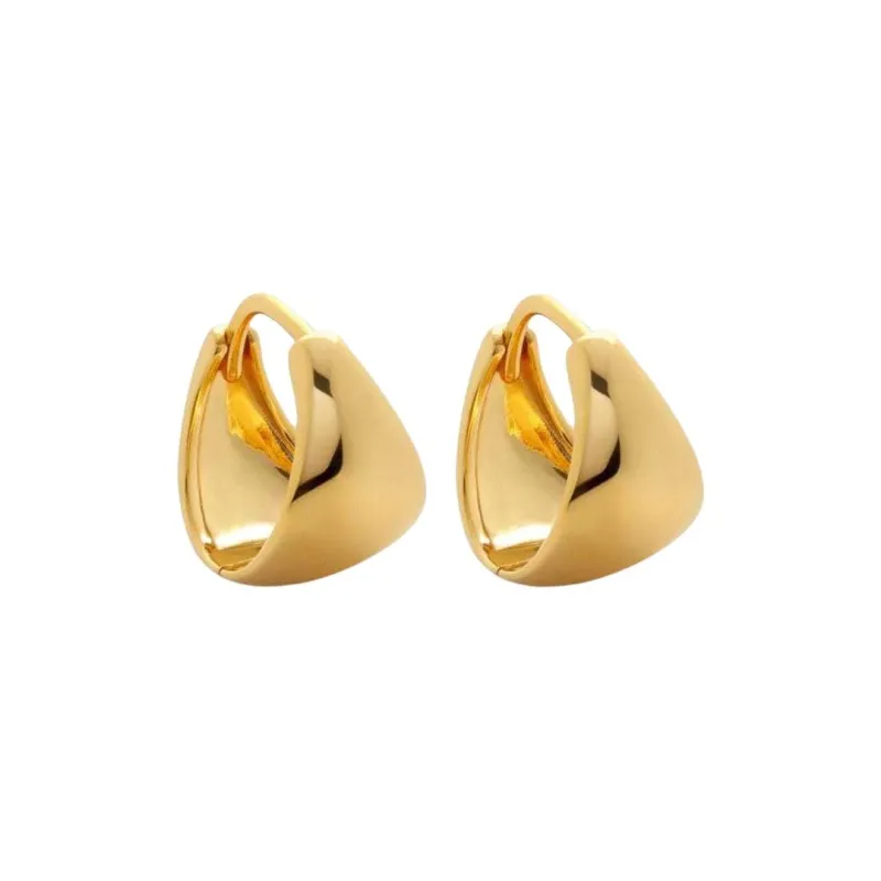 Monica Vinader Tapaered Huggie Earrings-0