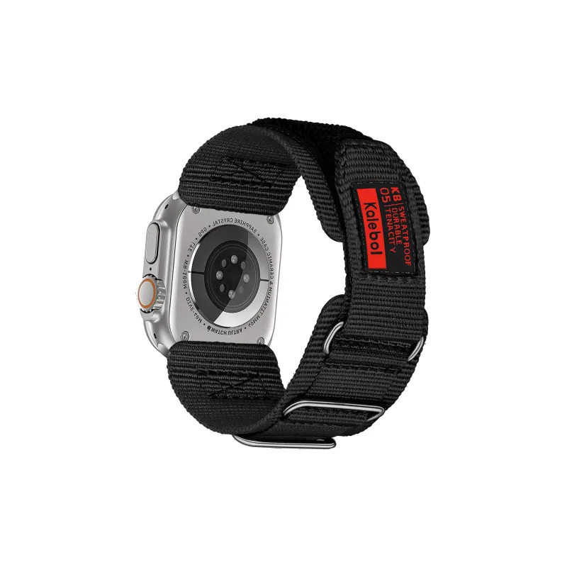 NCFCK Watch Band Apple Compatibility Nylon Material-3