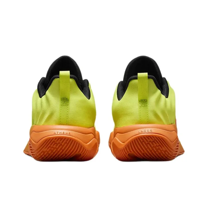 Nike Giannis Immortality Slip Resistant Shock Absorbers Low Top Children's Basketball Shoes Green Unisex-3