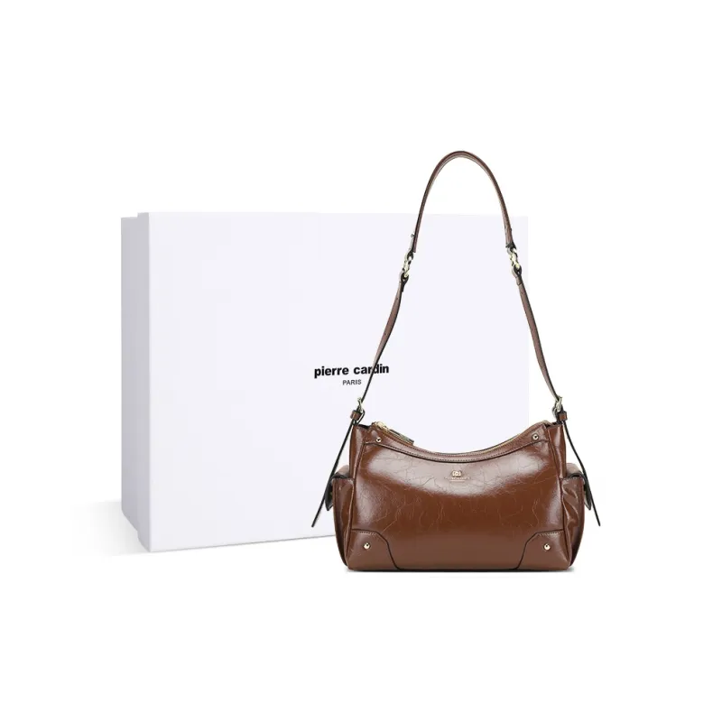 PIERRE CARDIN Commute Crossbody Bag, Shoulder Bag Premium Women's Bag Women's Black/Brown/Bitter Coffee-8