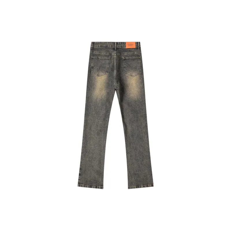 GEOFFREY B. SMALL Jeans Unisex Yellow Mud Gray-1