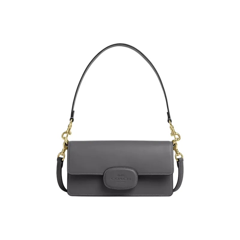 COACH Eliza Calfskin Portable Crossbody Bag, Shoulder Bag Medium Size Women's Charcoal-0