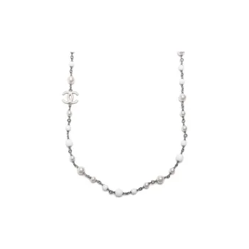 CHANEL 2019 Cc Faux-pearl Necklace