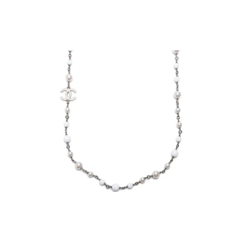CHANEL 2019 Cc Faux-pearl Necklace-0