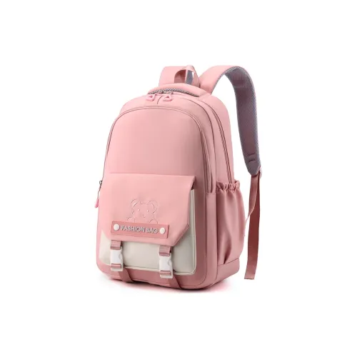 Gorora Nylon Fabric Backpack Regular Women's Multicolor