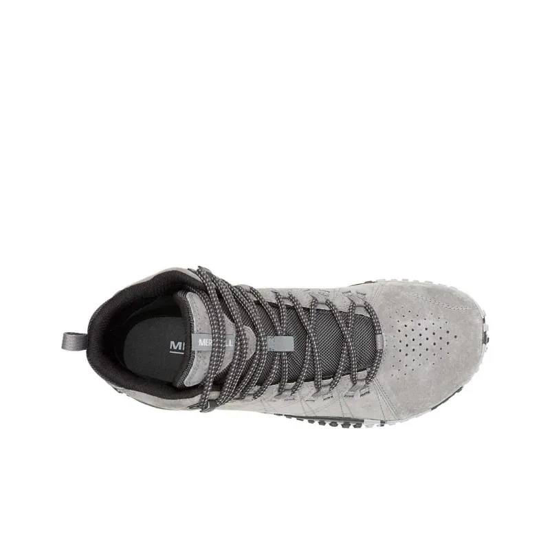 MERRELL Wrapt Anti-Slip Wear-Resistant Mid-Top Trekking Shoes Men's Gray-3
