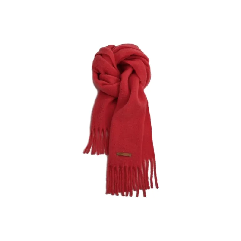 FREE RABBITⅡ Blue Mohair Scarf Warm Thickened Shawl Unisex-5