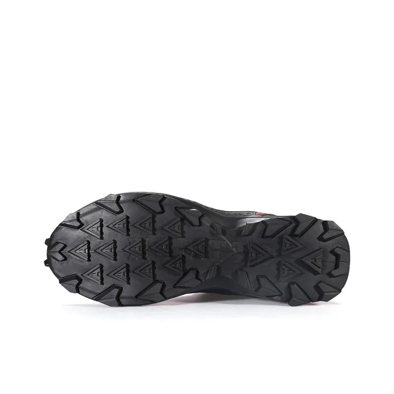 HUMTTO Shock Absorbers With Slip Resistant And Abrasion Resistant Properties High Top Outdoor Shoes Men's Black-4
