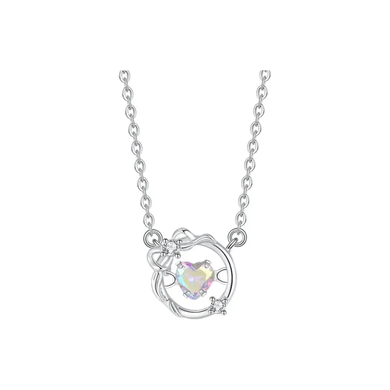 Zhou Jifeng S925 Silver Necklaces Women's Rose Gold, Silver-0